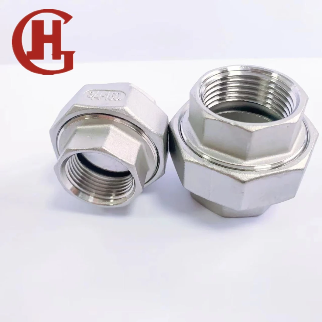 304 Stainless Steel Union, Threaded Connection, Corrosion Resistant